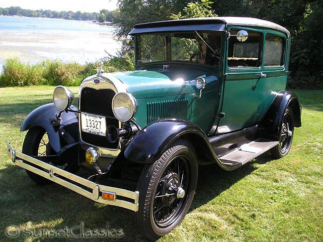 Up for auction is a beautiful 1929 Ford Model A Tudor