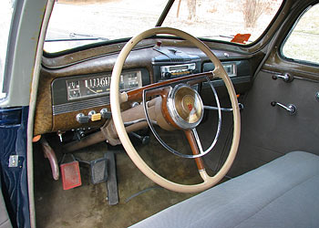 1942 Packard 160 Sedan Interior