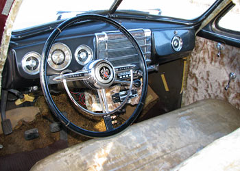 1949 Buick Special Sedanette Interior