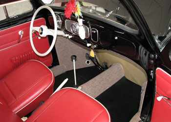 1955 VW Oval-Window Beetle Interior