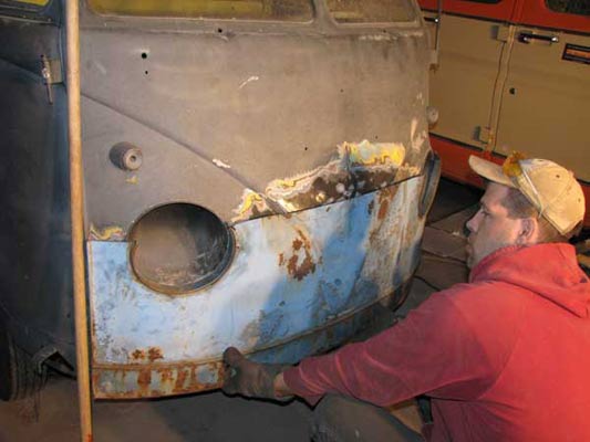 1956 VW Panel Van Nose Resto 1956 VW Panel Van Nose Resto