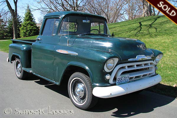 We are pleased to offer this fantastic original 1957 Chevrolet 3100 Pickup 