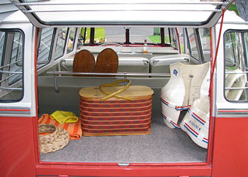 1961 23-Window VW Microbus Interior
