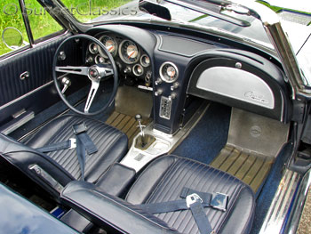 1963 Corvette Stingray Convertible Interior