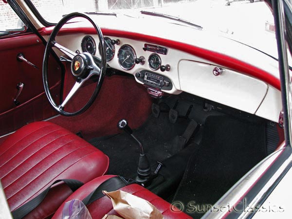 1963 Porsche 356 Super Interior