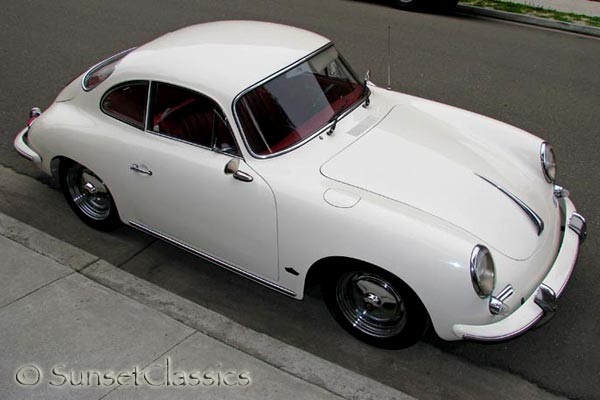 1963 Porsche 356 Super for Sale White with Red interior