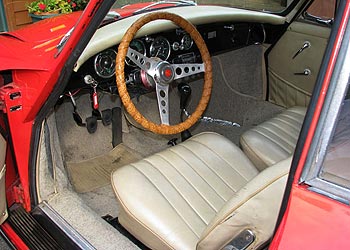 1963 Porsche 356 interior