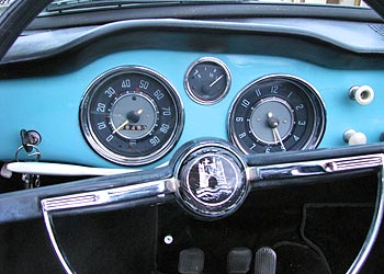 1964 Karmann Ghia Convertible Interior