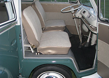 1966 VW Deluxe Microbus Interior