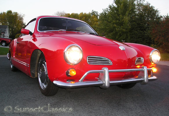 1968 VW Karmann Ghia Close-Up