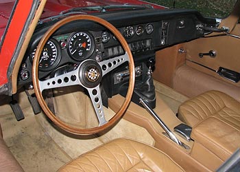 1969 Jaguar XKE E-Type Coupe engine