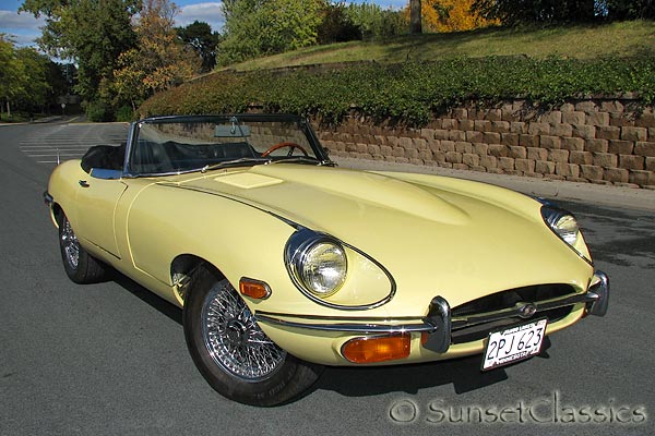 Vehicle Purchase Protection program 1969 Jaguar XKE Roadster for sale