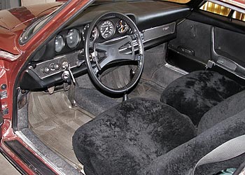 1969 Porsche 912 interior