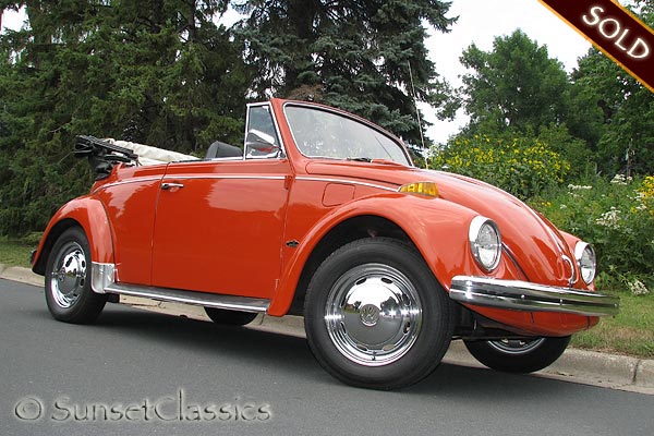 This Classic 1970 VW Beetle Convertible is for Sale Again!
