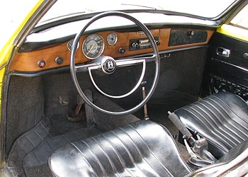 1971 VW Karmann Ghia Convertible Interior
