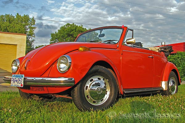 We have a nice classic 1972 VW Super Beetle Convertible for sale