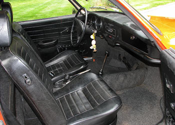 1972 VW Karmann Ghia Interior