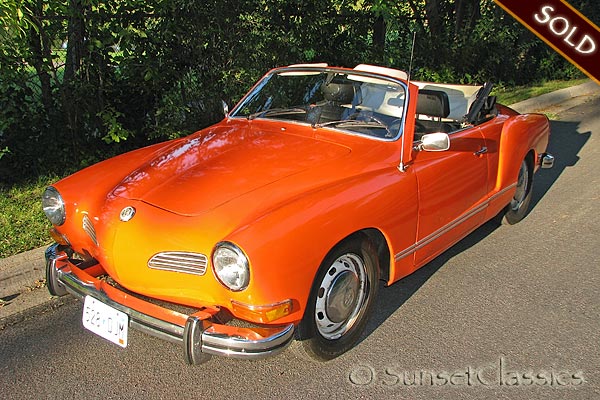 1973 VW Karmann Ghia Convertible for sale