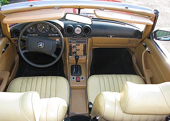 1973 Mercedes Benz 450SL Interior