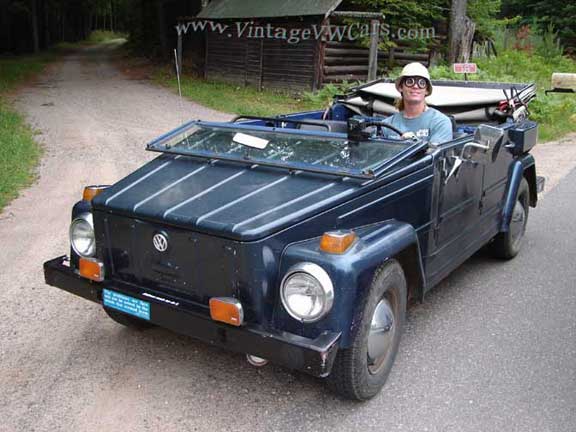 John Snell and his 1974 VW Thing