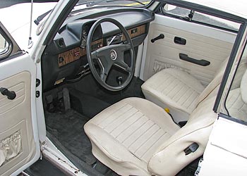 1977 VW Beetle Convertible Interior