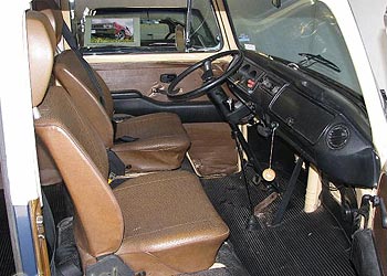 1979 VW Bus interior