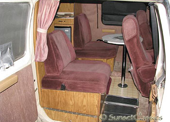 1988 Dodge Roadtrek Recreational Vehicle Interior