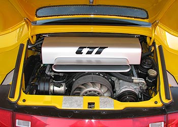 1997 Porsche Ruf CTR2 Sport engine