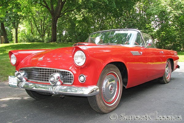 1955 Ford thunderbird hardtop for sale #8