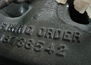 1956 Oldsmobile Super 88 Engine Block Number