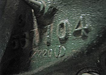 1956 Oldsmobile Super 88 Block Number