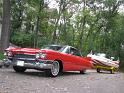 1959 Cadillac and vintage boat