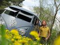 1959 VW Double Door Panel Van and John Snell