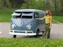 1959 VW Double Door Panel Van and John Snell