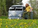 1959 VW Double Door Panel Van and John Snell