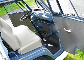 1959 VW Double Door Panel Van Interior