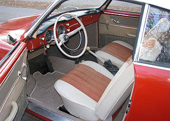 1960 VW Karmann Ghia Interior