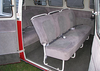 1966 VW Deluxe Bus Interior