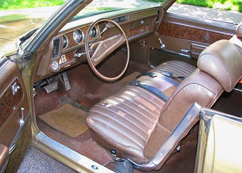 1970 Oldsmobile Cutlass Supreme Convertible Interior