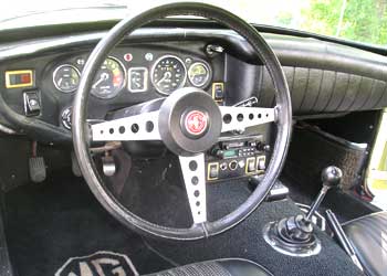 1970 MGB GT Interior