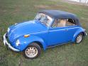 1972 VW Super Beetle Convertible Top Up