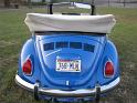 1972 VW Super Beetle Convertible Rear