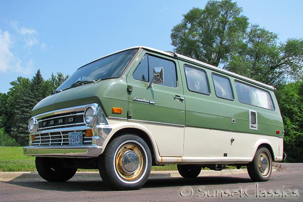 1973 Ford Econoline Supervan For Sale Turtle Top Camper 