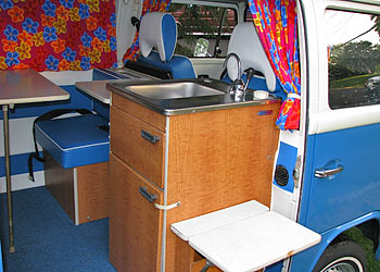 1973 VW Bus Weekender Interior