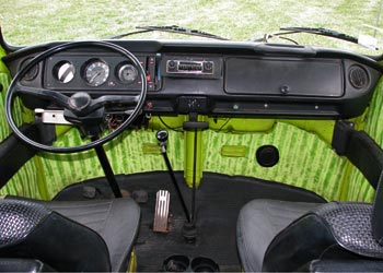 1973 Volkswagen Camper Bus Interior