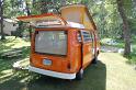 1973 VW Westfalia Pop-Top Campmobile Rear