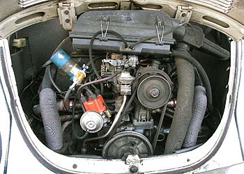1974 VW Beetle Convertible Engine