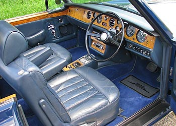 1974 Rolls Royce Corniche Convertible Interior