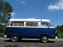 1974 Pop-Top Camper VW Bus Passenger Side