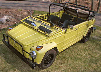 Looking down on a 1974 Volkswagen Thing